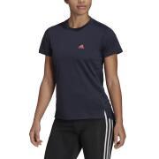 Camiseta de mujer adidas AEROREADY Designed 2 Move 3-Stripes Sport